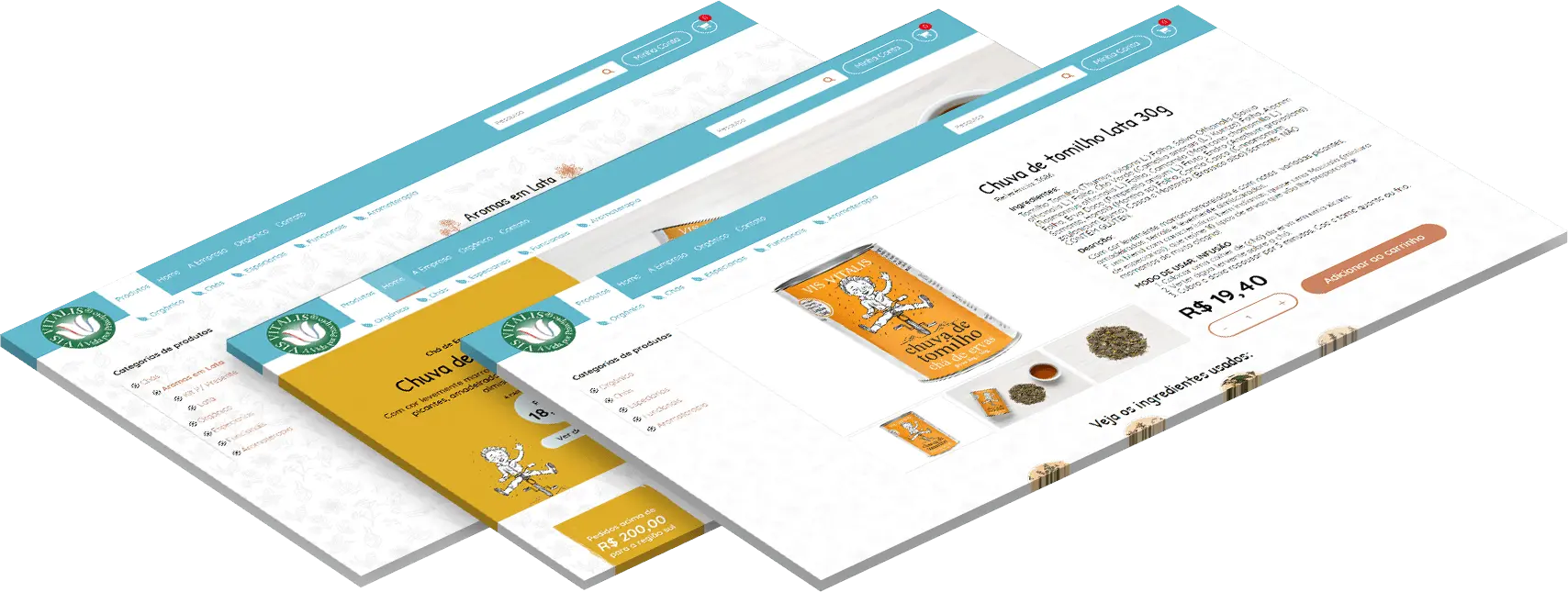 case vis vitalis criação de sites e-commerce
