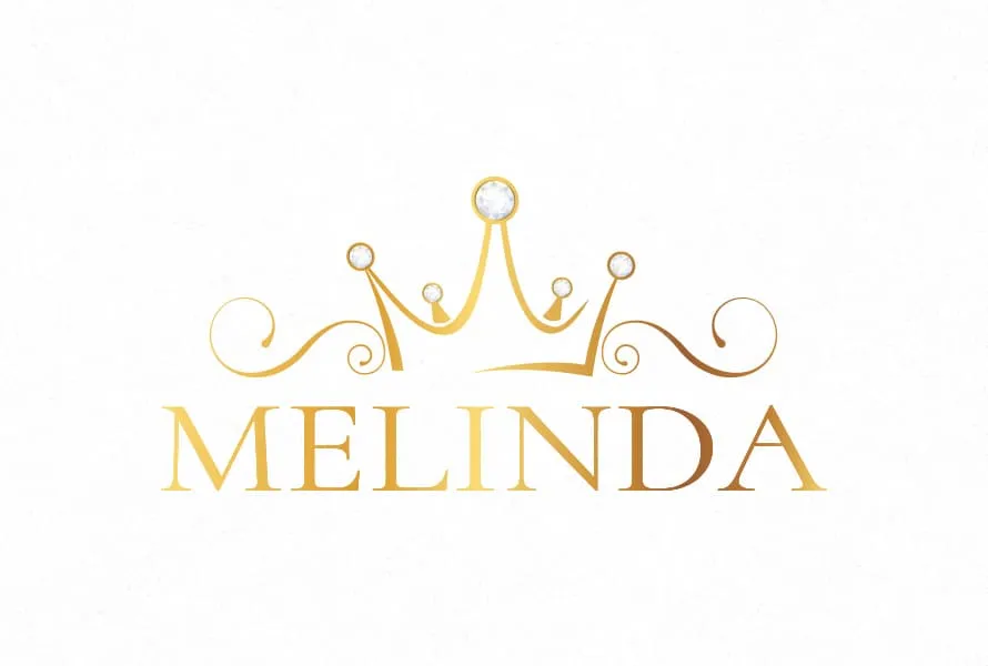 desenvolvimento de logotipo ação web melinda